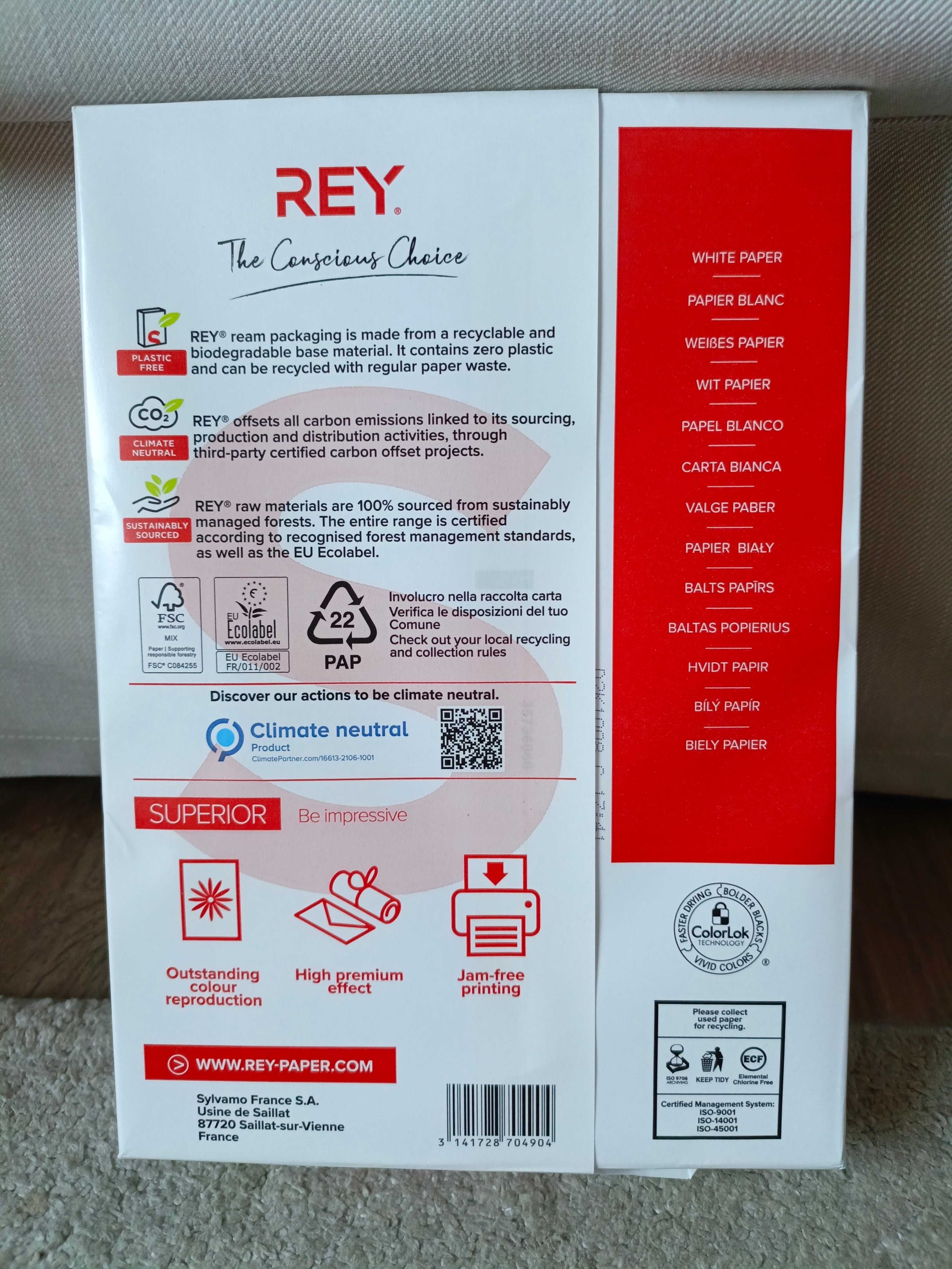 Papier ksero Rey Superior A4