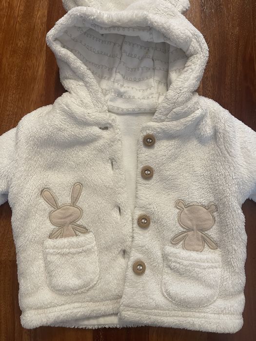 Ciepła kurteczka 68 polarowa miś 68