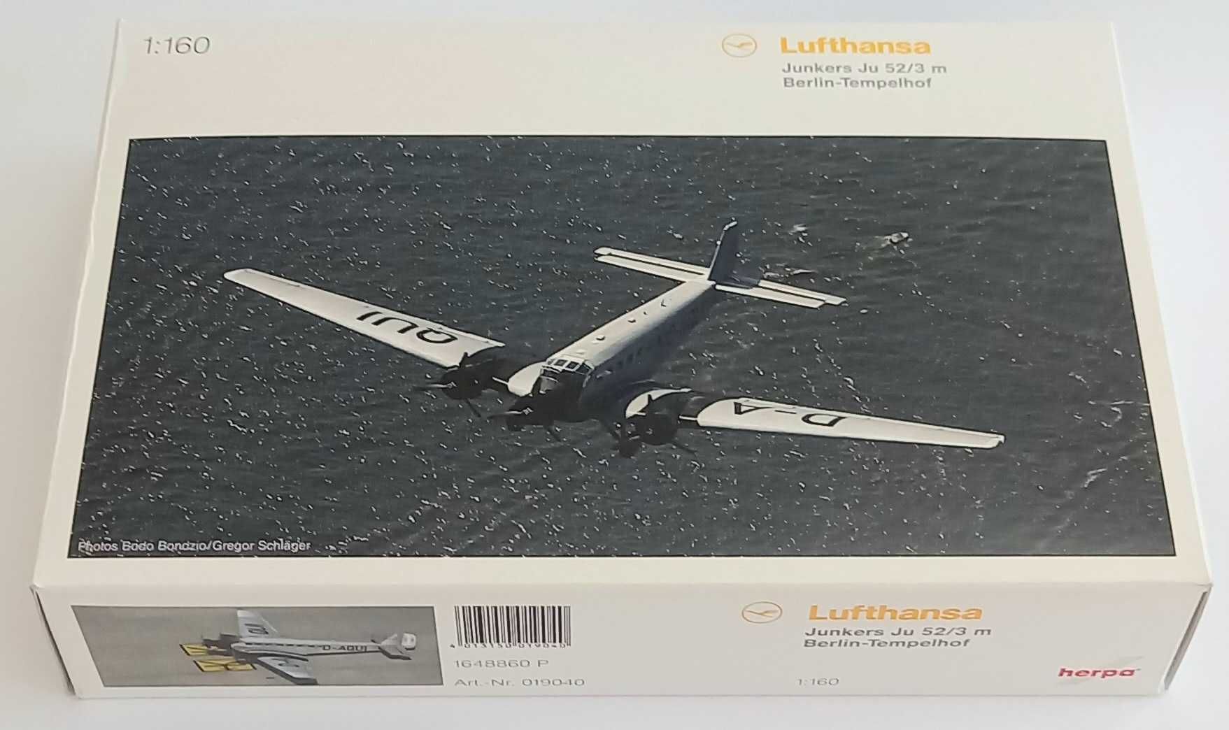 Junkers jU 52 Lufthansa