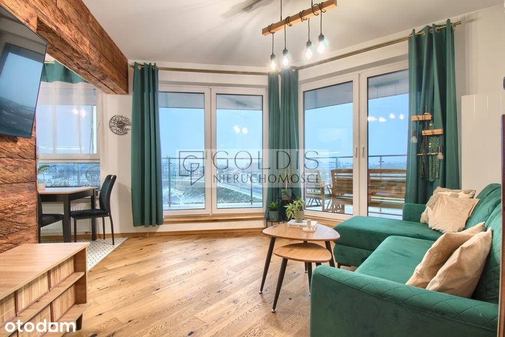 Stylowe 3 pokoje z garderobą i tarasem