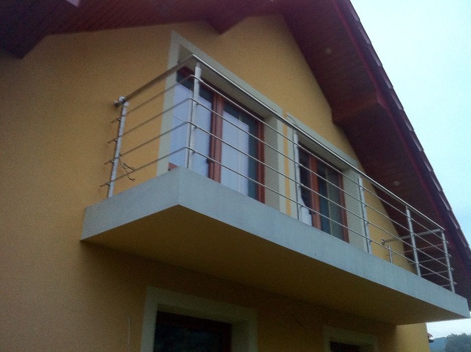 balustrada nierdzewna balkon inox schody na wymiar szklana szyby