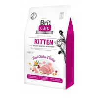 Brit Care Cat GF KITTEN 2 кг для кошенят. 2 Види Бріт Кеа