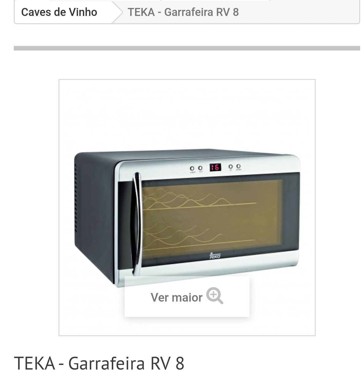 Garrafeira Teka Rv8 Nova