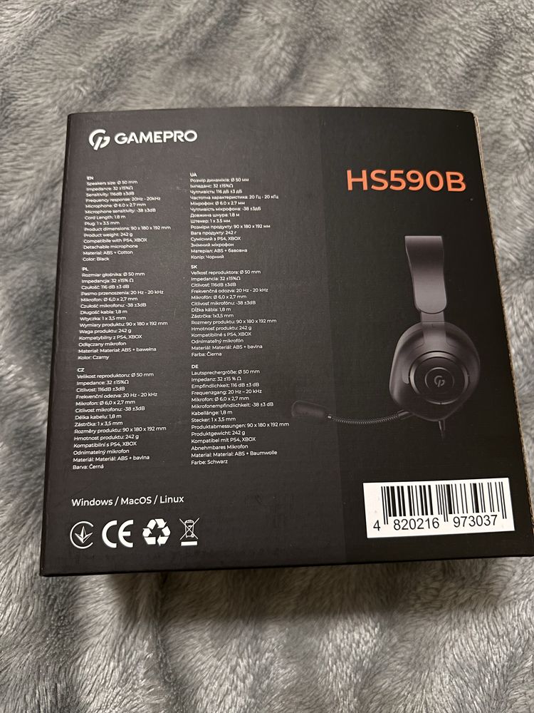 Наушники GAMEPRO HS590B