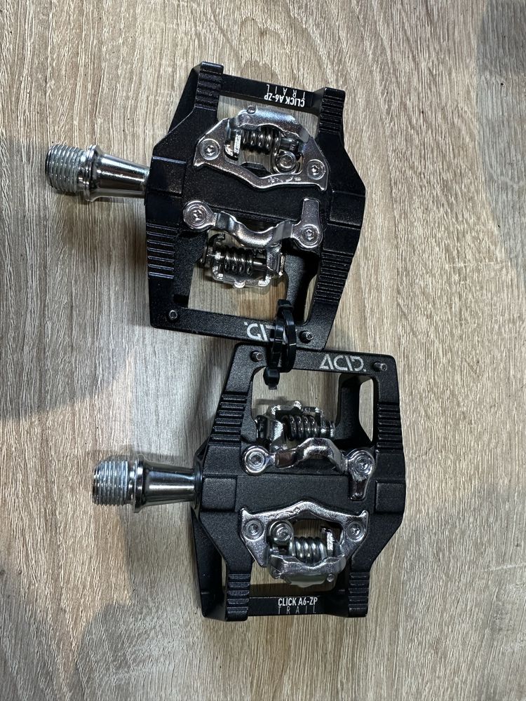 Nowe pedały SPD ACID CUBE trail CLICK a6-zp. Dwustronne