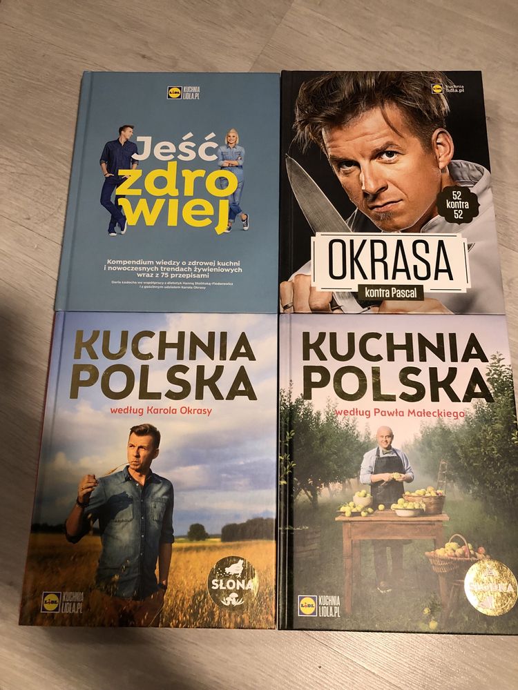 Książki kucharskie kuchnia lidla