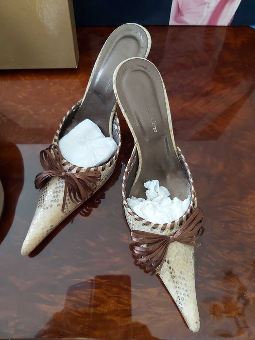 Buty włoskie czółenka i klapki