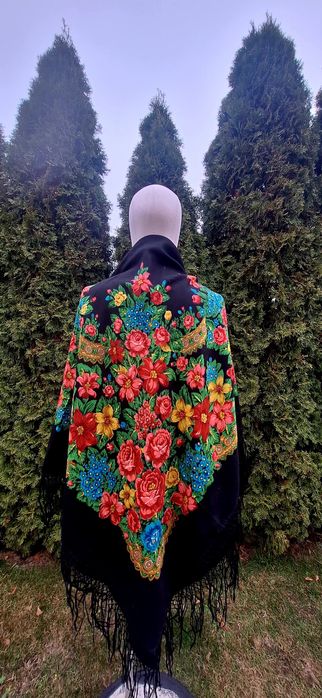 Chusta góralska wełna XXL