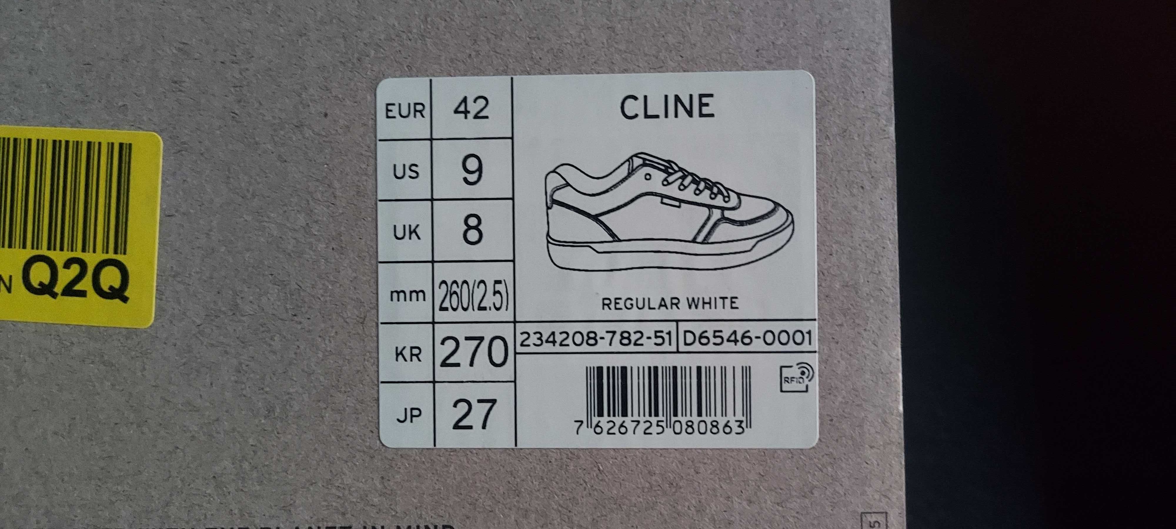Levis oryginalne skórzane buty męskie CLINE - Sneakersy niskie 42