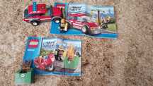 LEGO city częściowy zestaw 60000 i 60001 + instrukcje