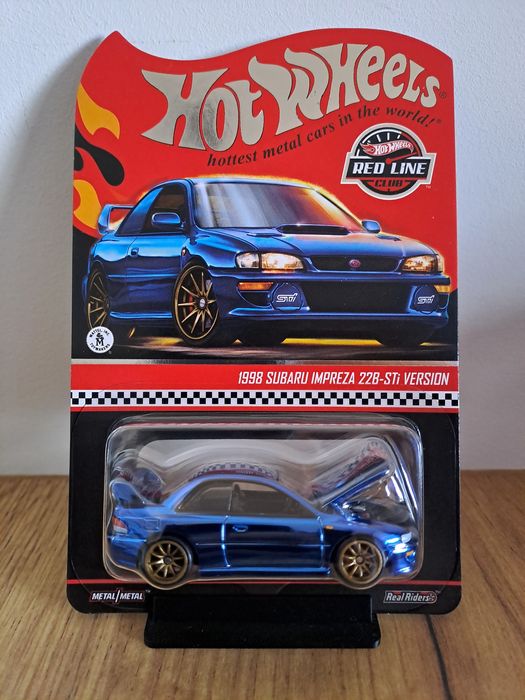 Hot Wheels RLC 1998 Subaru Impreza 22B-STi + protektor