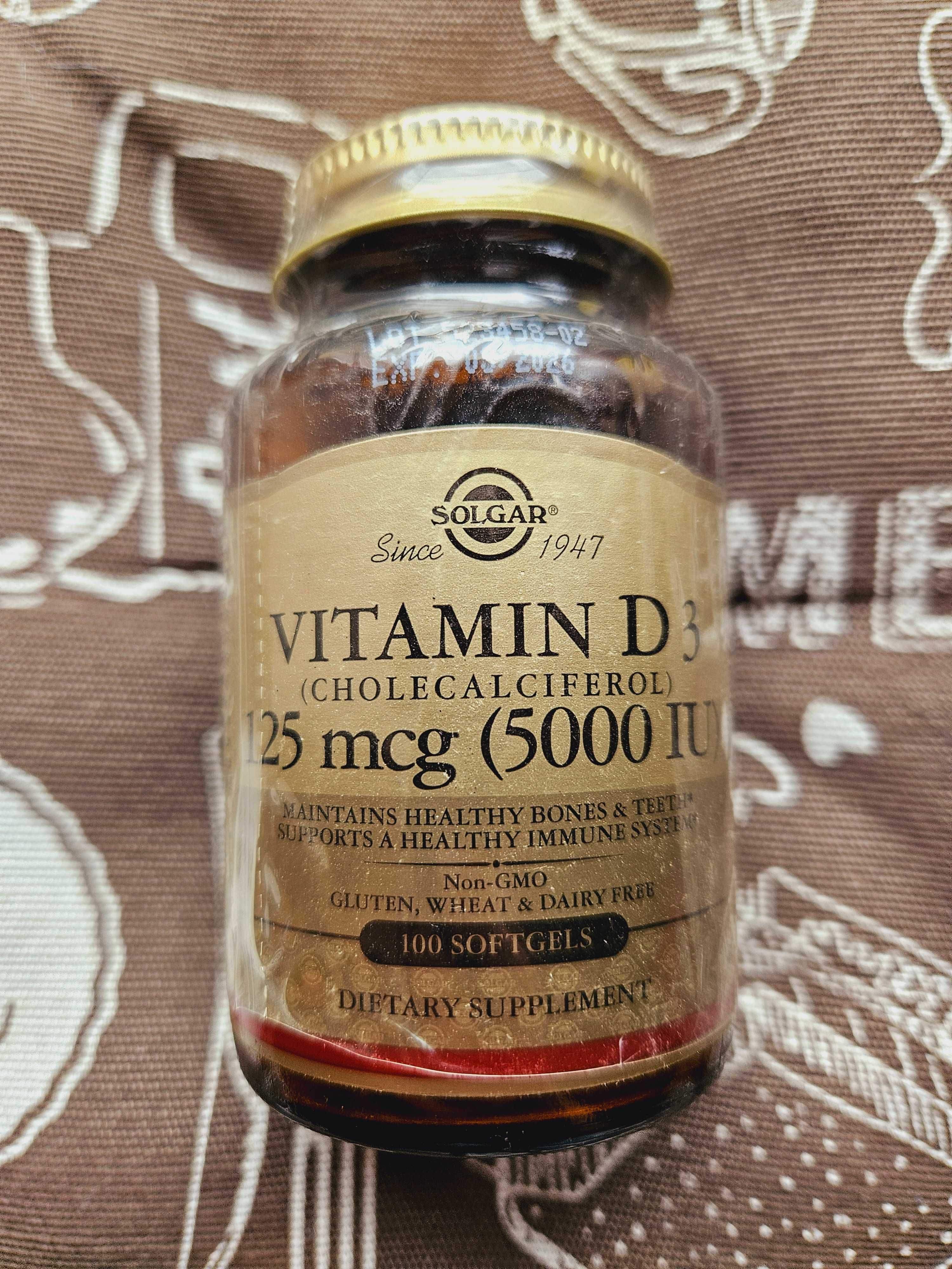 Solgar вітамін Д3 витамин vitamin D3 веган 5000 10000 ME солгар