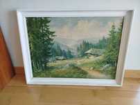 Quadro Antigo com reprodução, preço de saldo