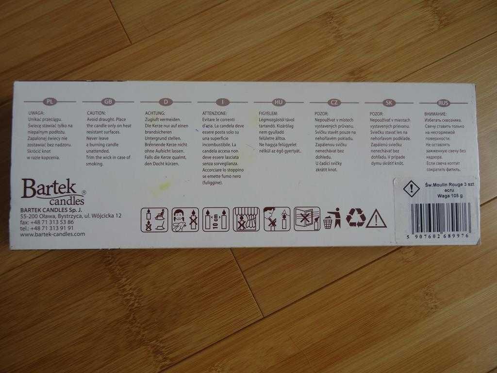 Zestaw świec (3 sztuki) w kształcie róży