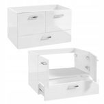 Szafka do Łazienki pod Umywalkę 79x51x46 Biały Połysk SoftClose NOWA