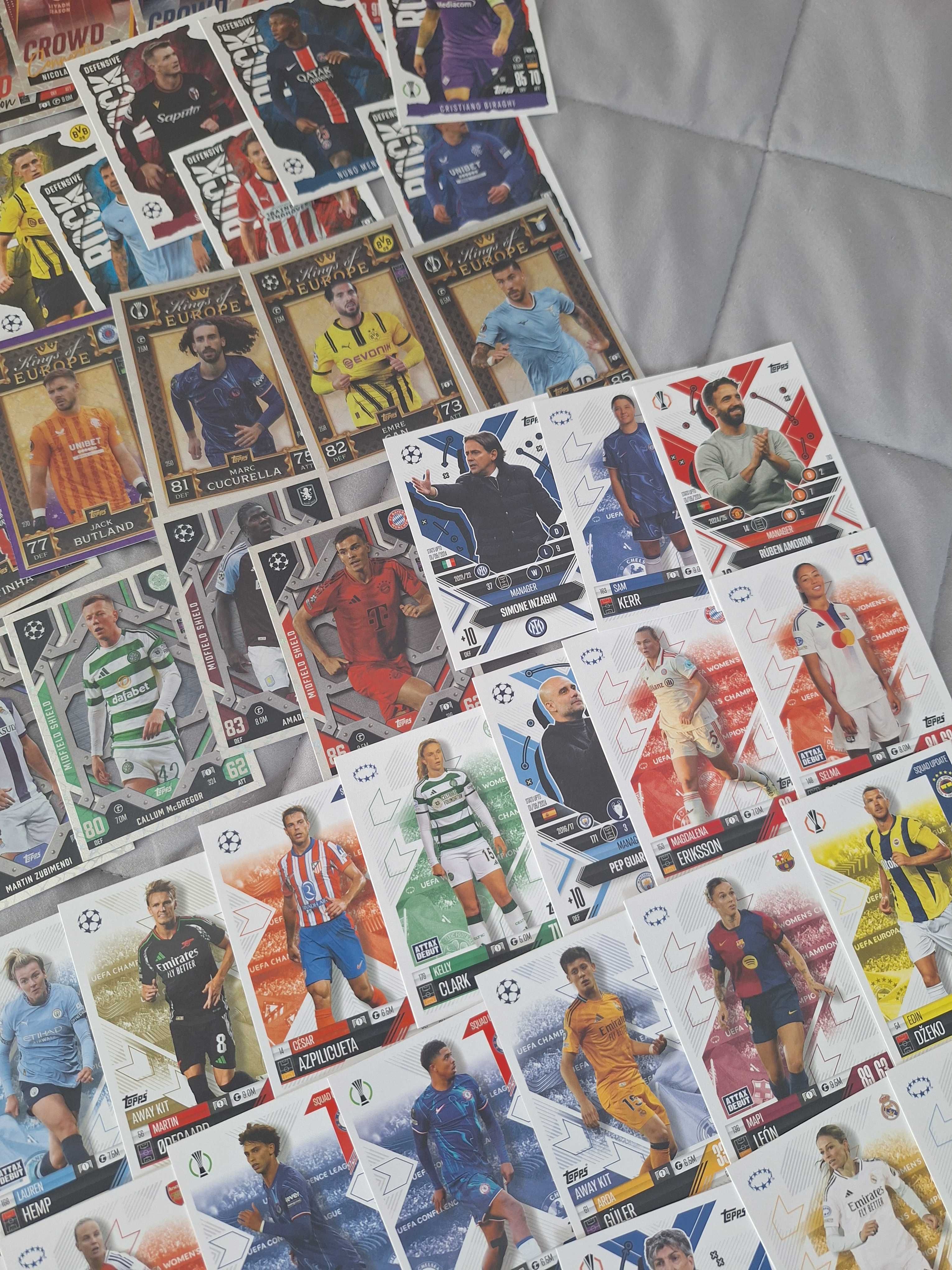 Karty Topps Match Attax extra 2024/2025 różne,crowd, x faktor, limited