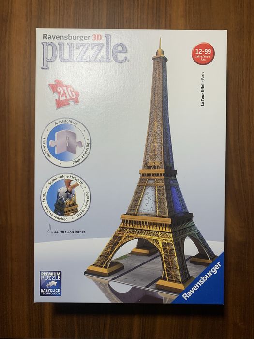 Puzzle Ravensburger 3D - Torre Eiffel