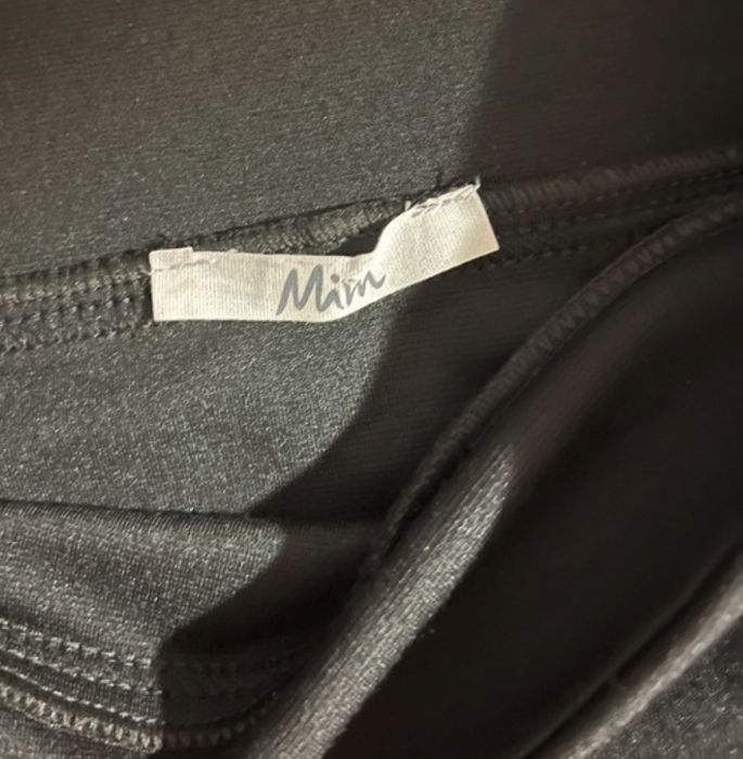 Spódnica mini czarna mim zamki zip zameczki