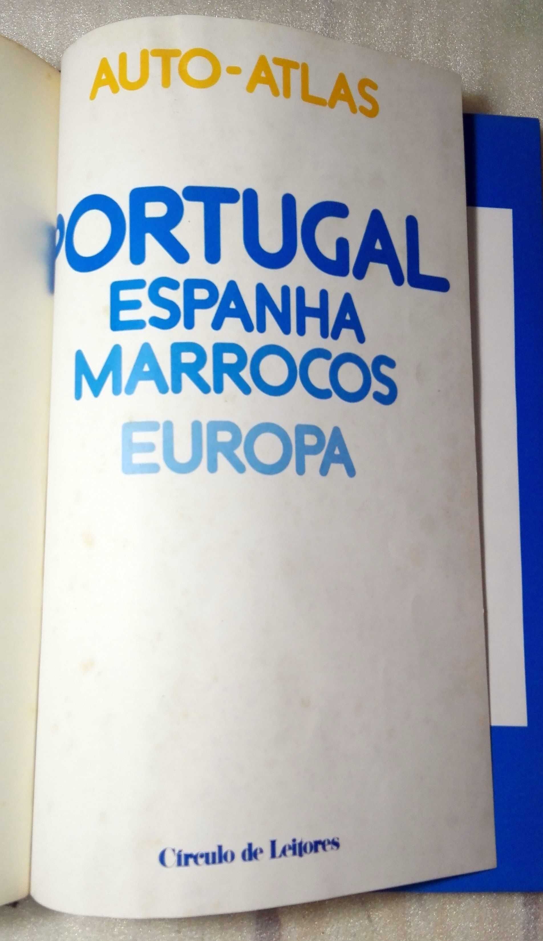 Livro Auto-Atlas Portugal, Espanha, Marrocos e Europa