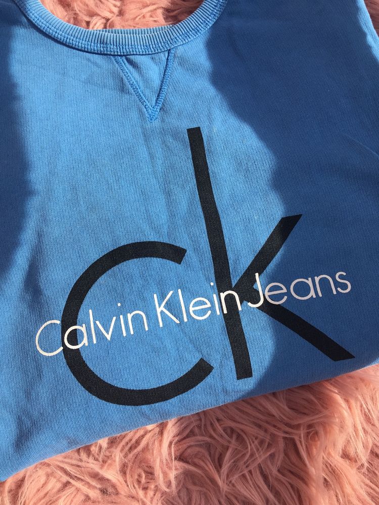 Nebieska bluza Calvin Klein Jeans