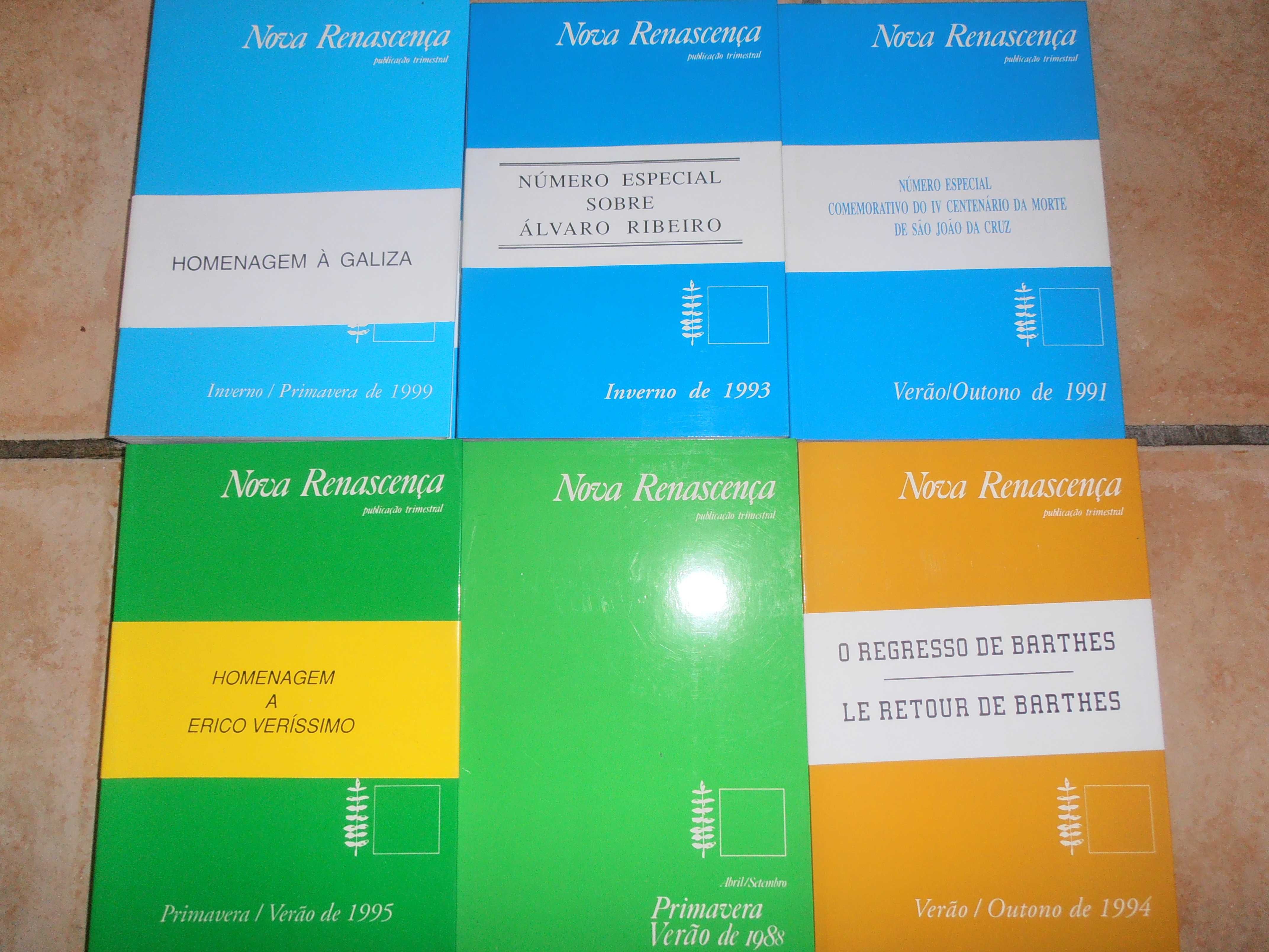 nova renascença-galiza,pessoa,veríssimo,álv ribeiro,barthes-6 revistas