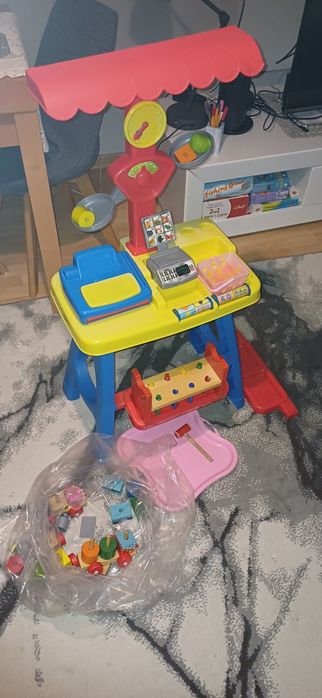 zabawkowy sklep z kasą/waga