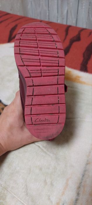 Зимние запожки Clarks для девочки  32р 19,5см
