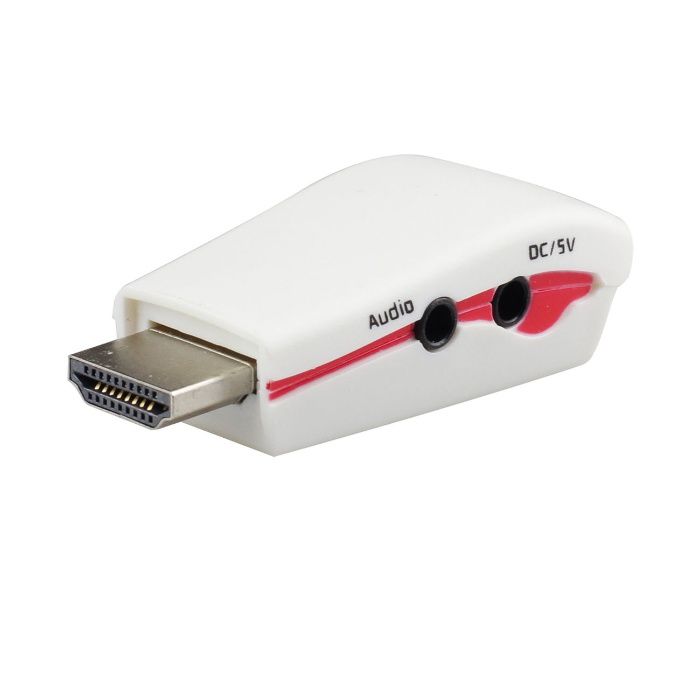 Conversor Adaptador HDMI para VGA com áudio - PS4