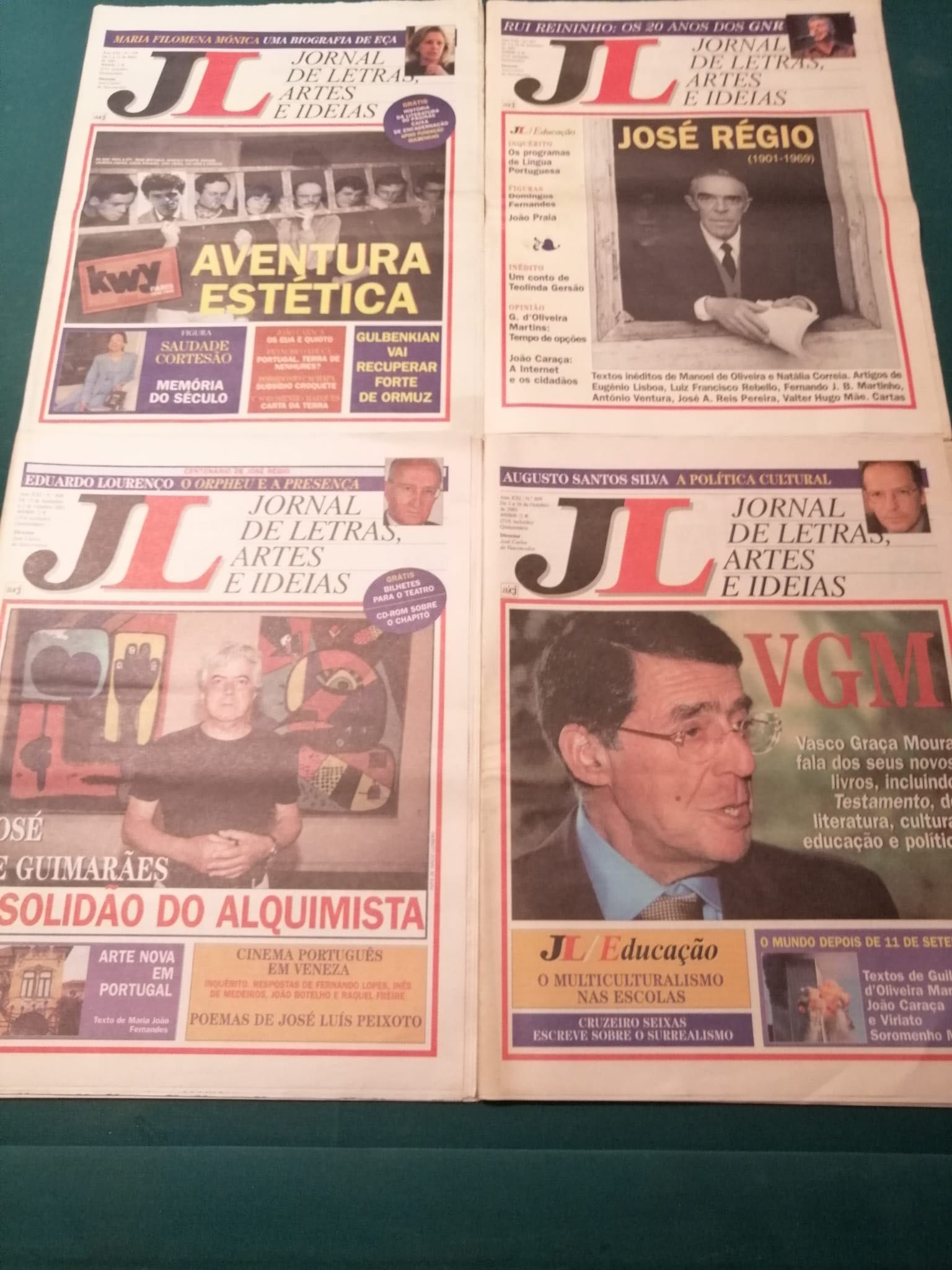 JL - Jornal de Letras, Artes e Ideias / 2001-02