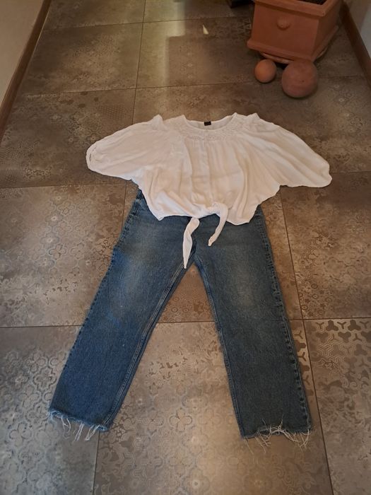 Koszula oversize / wiązana / nietoperz