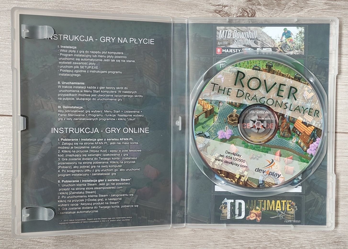 Rover Pogromca smoków gra na PC
