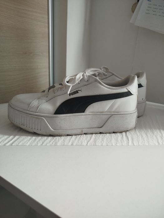 buty puma białe w bardzo dobrym stanie