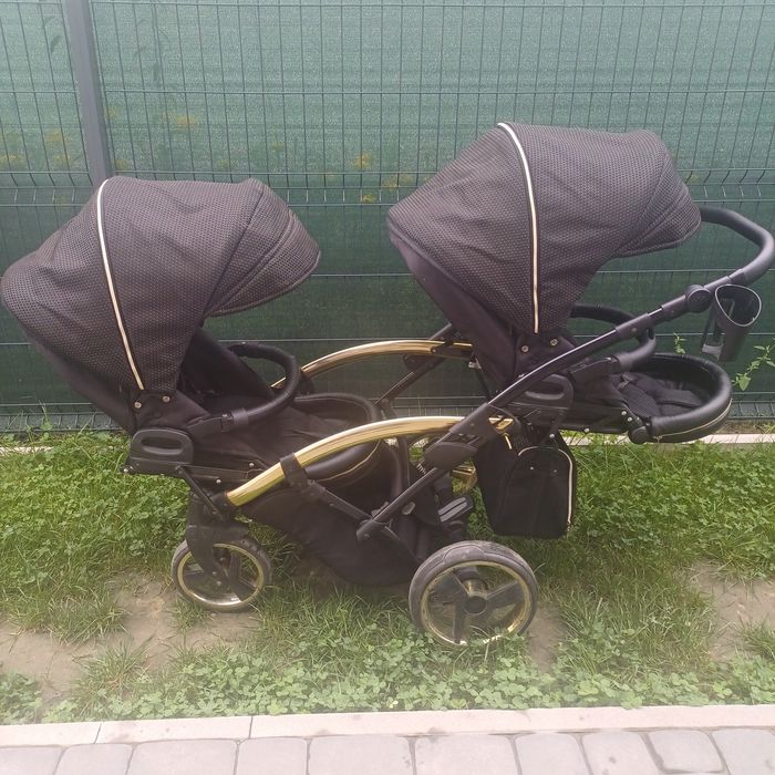 Bliźniaczy wózek junama diamond