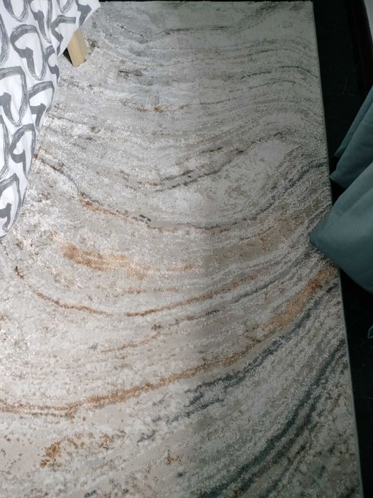 Tapete Abstrato Bege/Cinza