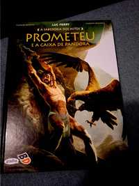 Livro BD "Prometeu e a caixa de Pandora"