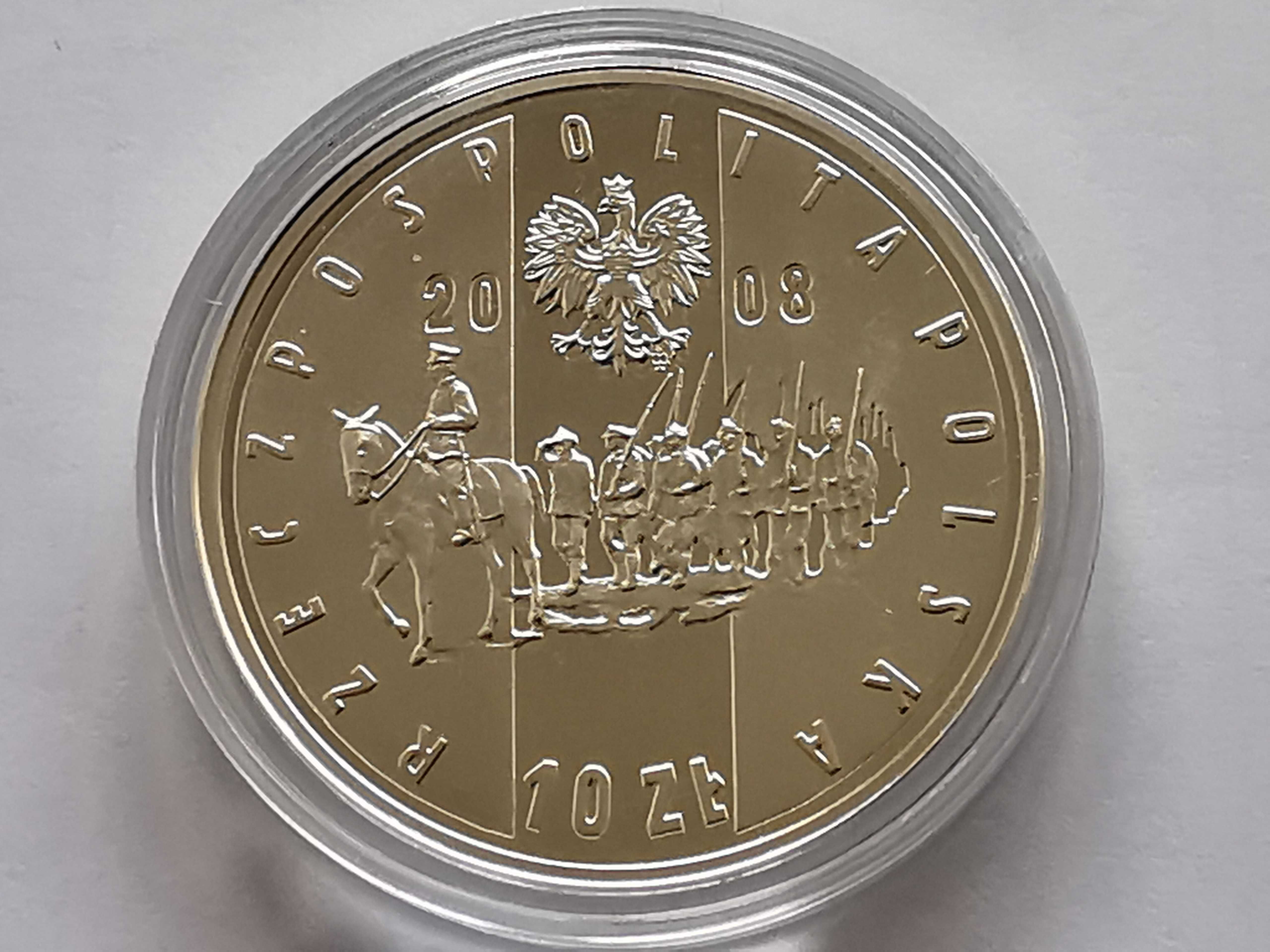Moneta 90 Rocznica Powstania Wielkopolskiego - Lustrzanka 10zł