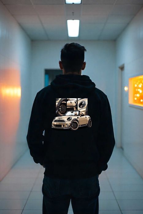 Męska Czarna Bluza M Mini Cooper S Big