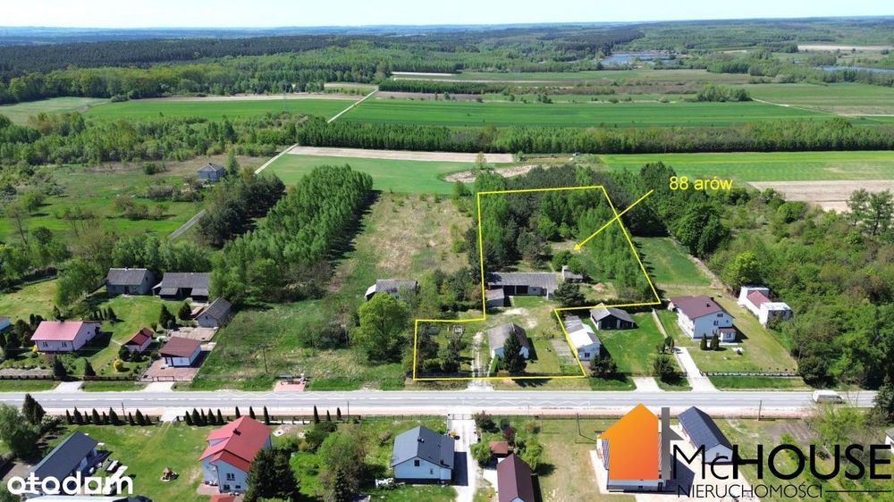 BrzozÓwka- 3 pokoje, własny Las, Przestrzennie