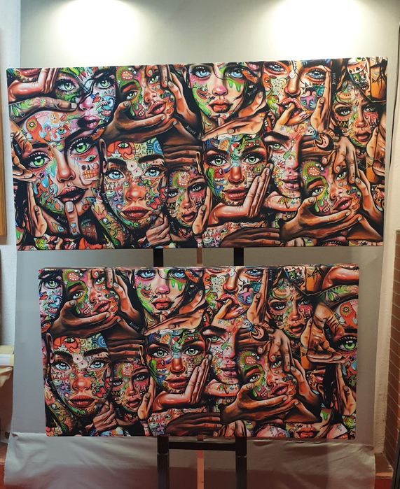 Painel acústico 120x58x7