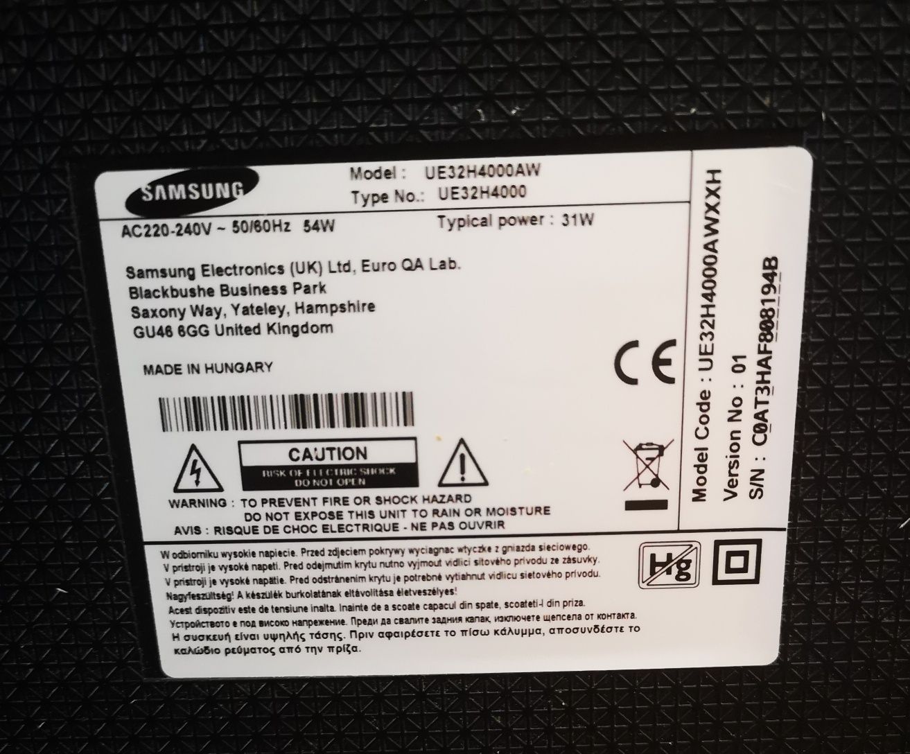 Telewizor Samsung 32 cale