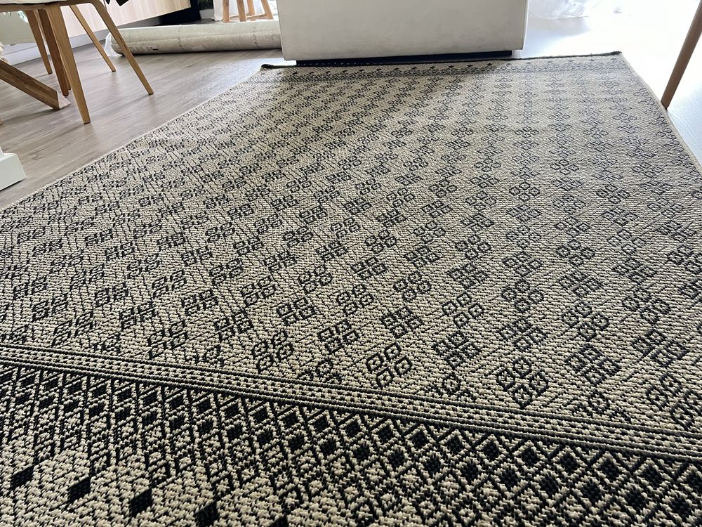 Carpete Tapis OASIS JUTE / NOIR 160x230 cm