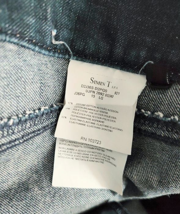 Damskie jeansy Armani jeans Straight  Stretch W26 L32