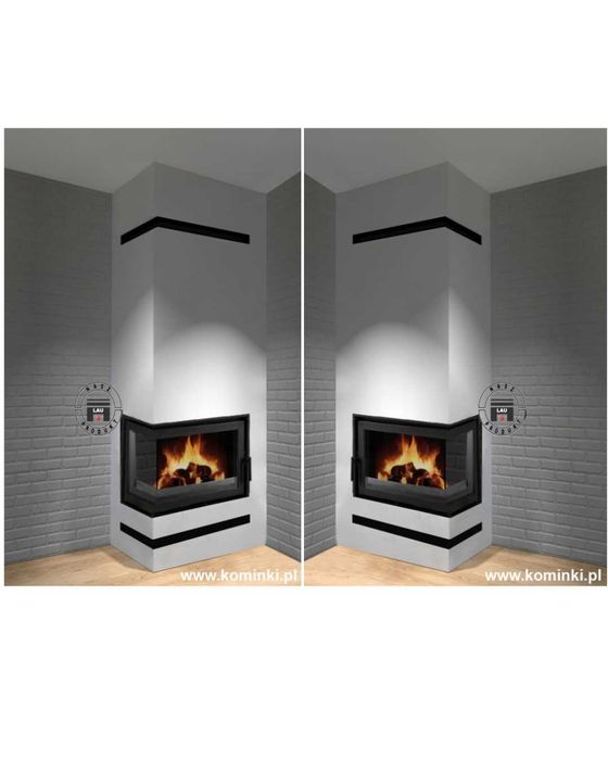 KOMPLETNY Kominek z montażem i NAJLEPSZYM wkładem na rynku