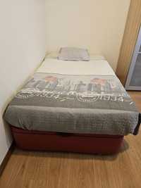 Cama-sommier juvenil  1.10x 1.90