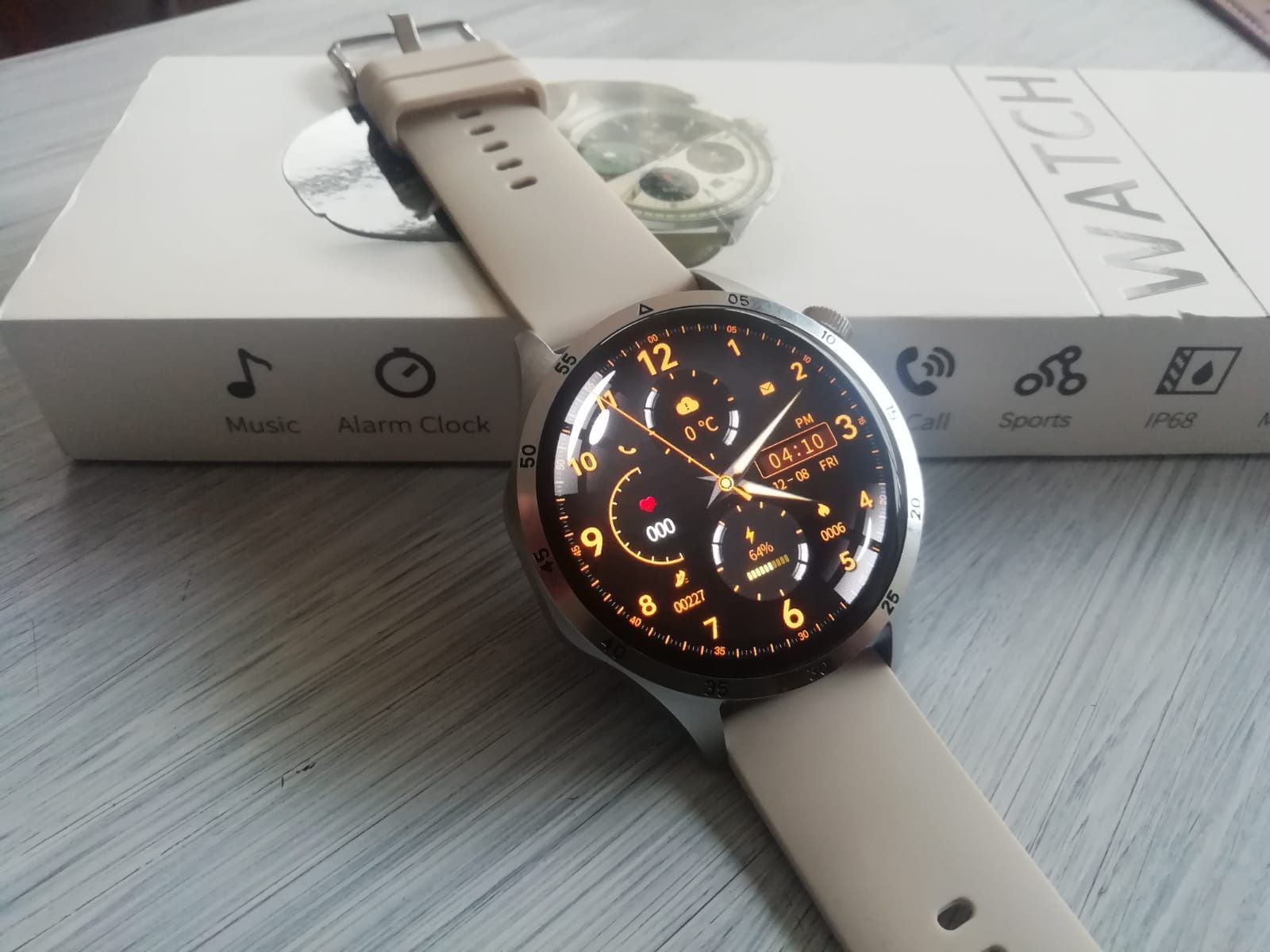 GT4 Pro Plus Smartwatch 48mm, chamadas via bluetooth (Novo) Cinzento