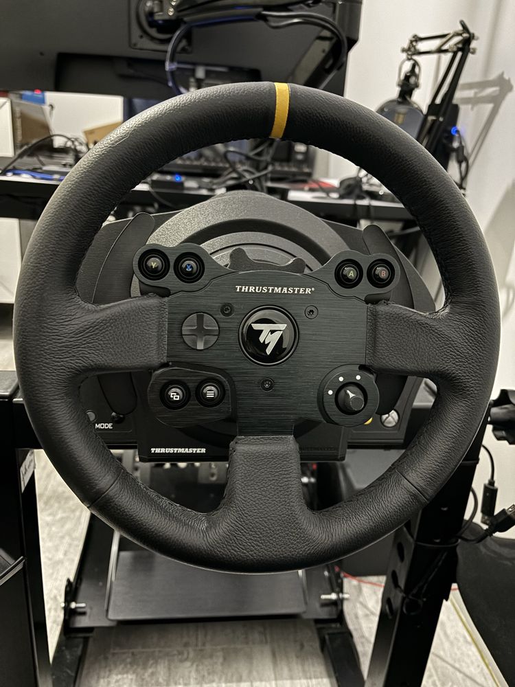 Baza Thrustmaster TX + obręcz 28mm Leather