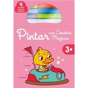 Pintar Com Canetas Mágicas +3 Anos: Cão/ Pato/ Vaca/ Gato -Desde 4€