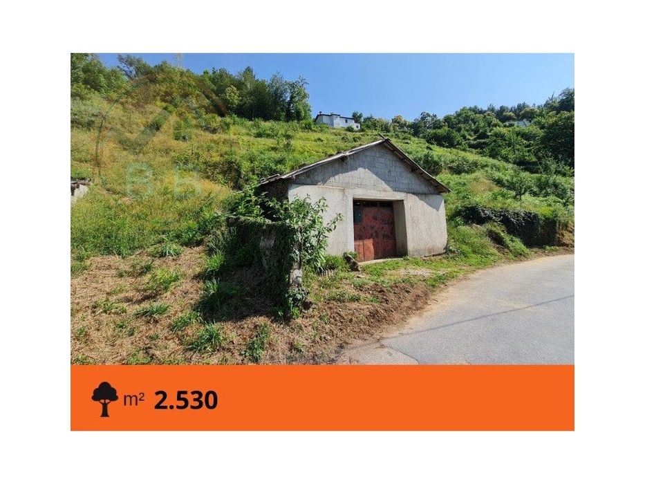 Terreno misto, com 2530 m², na Faia, Cabeceiras de Basto