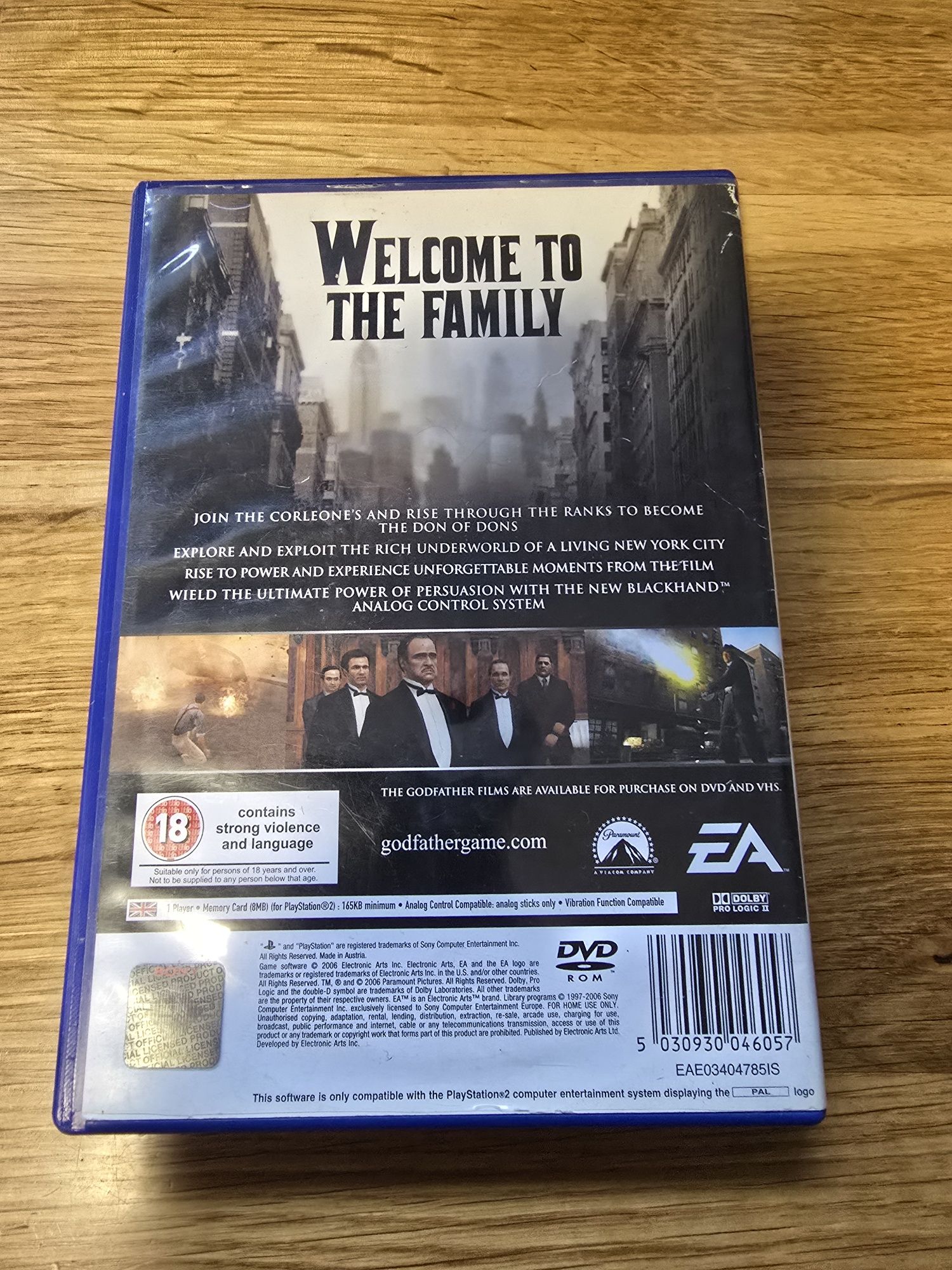 The Godfather PS2 PlayStation 2