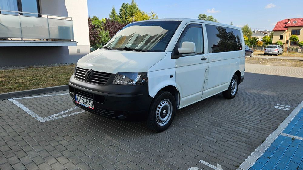 Volkswagen Transporter T5 1.9 TDI 105km 140km 9 osobowy Po serwisie